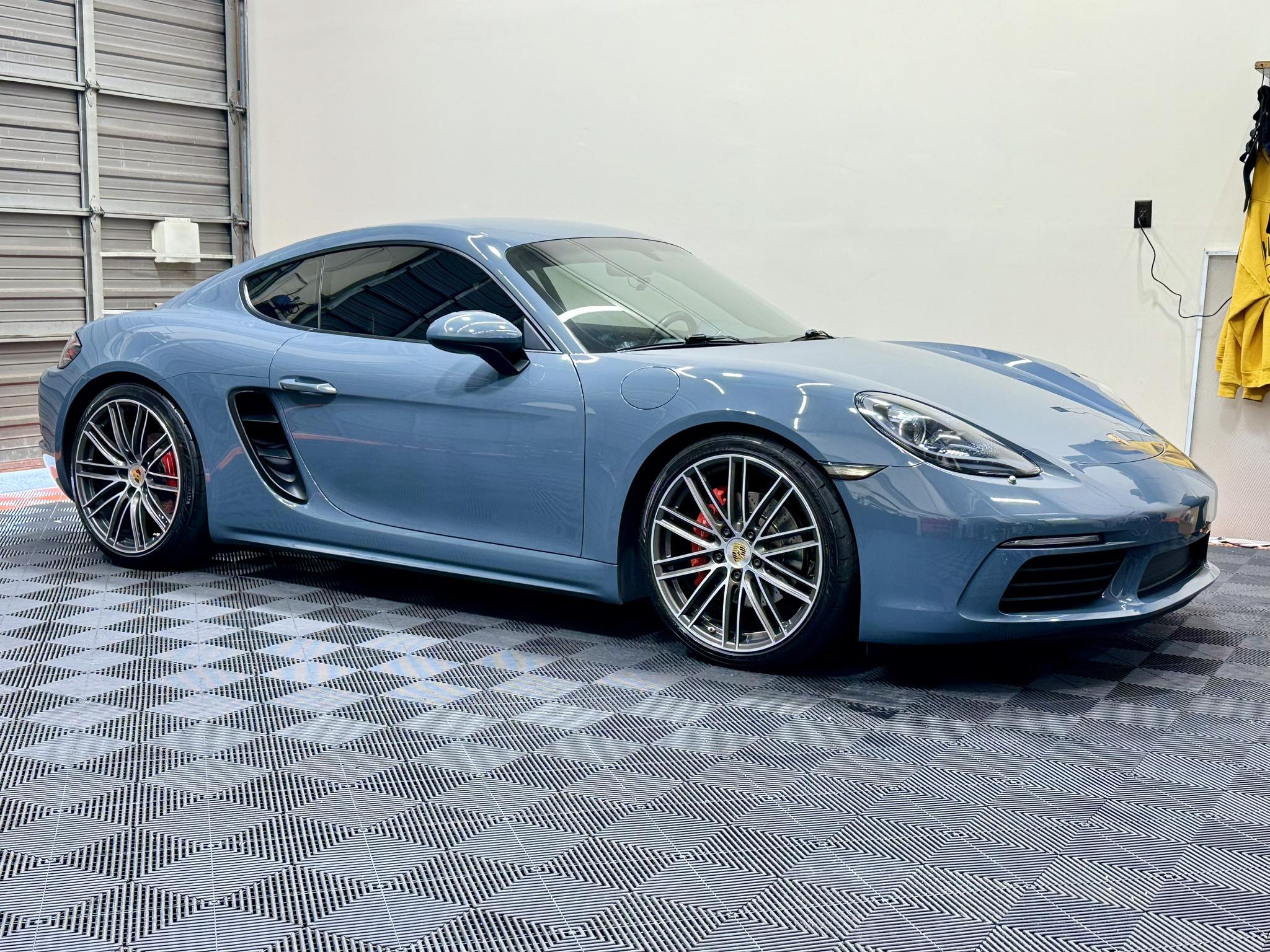Blue Porsche with a gloss-rich protected finish at Mike Details in Mechanicsburg